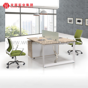 Diseño de la tabla del ordenador del escritorio del puesto de trabajo de la persona de los muebles del trabajo de oficina