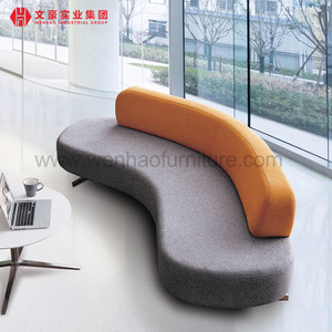 Muebles Wenhao Jiangmen para espacios de oficina Sofá ejecutivo Espacio de trabajo Sofás grandes